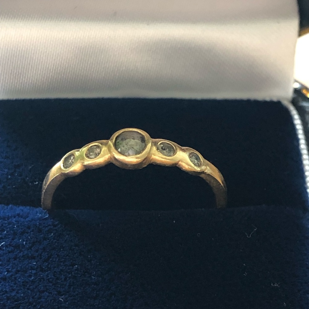 14K Conflict-Free Salt & Pepper Diamond Ring